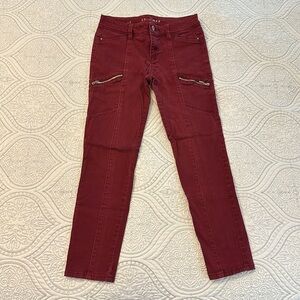 WHBM cropped ankle jeans size 2